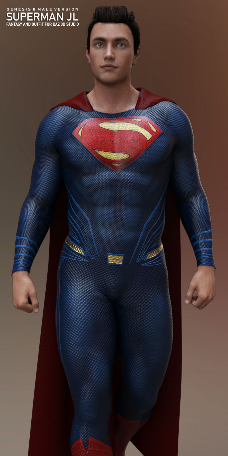 Superman JL for G8M – Guhzcoituz | Daz & Poser Content